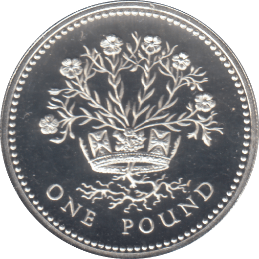 1986 £1 SILVER PROOF - £1 Silver Proof - Cambridgeshire Coins
