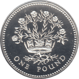 1986 £1 SILVER PROOF - £1 Silver Proof - Cambridgeshire Coins