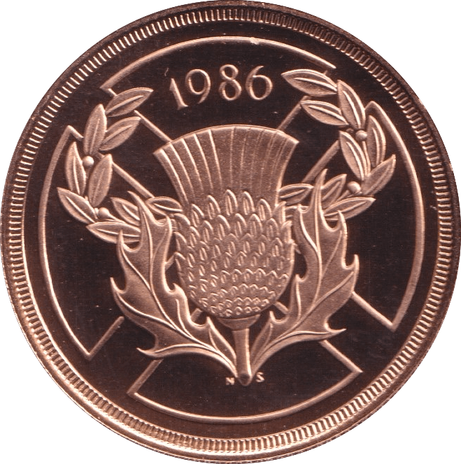 1986 £2 GOLD PROOF COMMONWEALTH GAMES - Double Sovereign - Cambridgeshire Coins