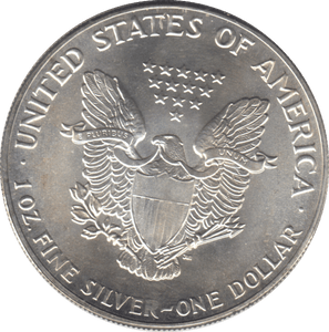 1986 AMERICAN EAGLE SILVER DOLLAR 1 OZ FINE SILVER - WORLD COINS - Cambridgeshire Coins