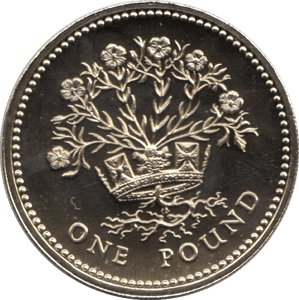 1986 BRILLIANT UNCIRCULATED £1 COIN PRESENTATION PACK NORTHERN IRELAND 1986 - £1 BU PACK - Cambridgeshire Coins
