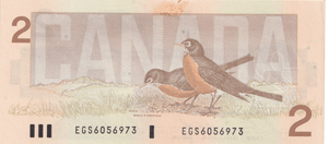 1986 CANADA 2 DOLLAR BANKNOTE REF-1742 - WORLD BANKNOTES - Cambridgeshire Coins