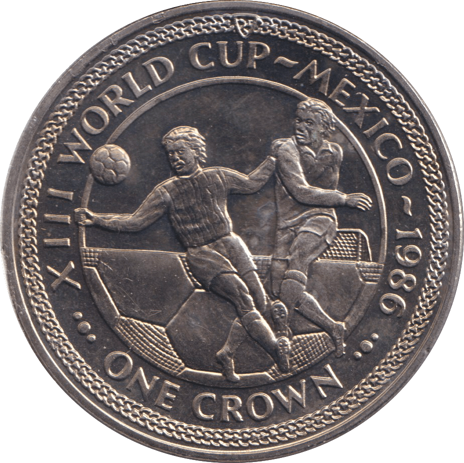 1986 CROWN WORLD CUP - WORLD COINS - Cambridgeshire Coins