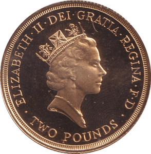 1986 GOLD DOUBLE SOVEREIGN TWO POUNDS ( PROOF ) - DOUBLE SOVEREIGN - Cambridgeshire Coins