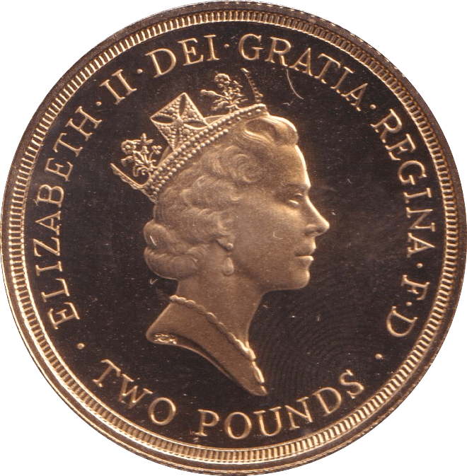 1986 GOLD DOUBLE SOVEREIGN TWO POUNDS ( PROOF ) - DOUBLE SOVEREIGN - Cambridgeshire Coins