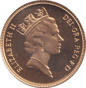 1986 GOLD HALF SOVEREIGN ( PROOF ) - HALF SOVEREIGN - Cambridgeshire Coins