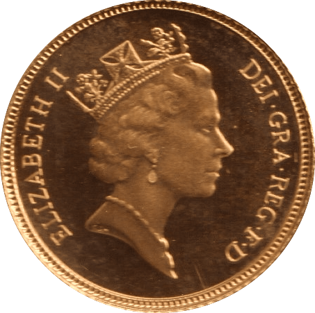1986 GOLD HALF SOVEREIGN ( PROOF ) - HALF SOVEREIGN - Cambridgeshire Coins