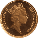 1986 GOLD HALF SOVEREIGN ( PROOF ) - HALF SOVEREIGN - Cambridgeshire Coins