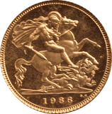 1986 GOLD HALF SOVEREIGN ( PROOF ) - HALF SOVEREIGN - Cambridgeshire Coins