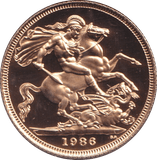 1986 GOLD SOVEREIGN ( PROOF ) - SOVEREIGN - Cambridgeshire Coins