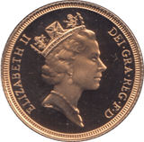 1986 GOLD SOVEREIGN ( PROOF ) - SOVEREIGN - Cambridgeshire Coins