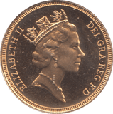1986 GOLD SOVEREIGN ( PROOF ) - SOVEREIGN - Cambridgeshire Coins