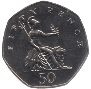 1986 LARGE 50P BRITANNIA ( BU ) - 50p BU - Cambridgeshire Coins