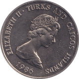 1986 ONE CROWN UK - WORLD COINS - Cambridgeshire Coins