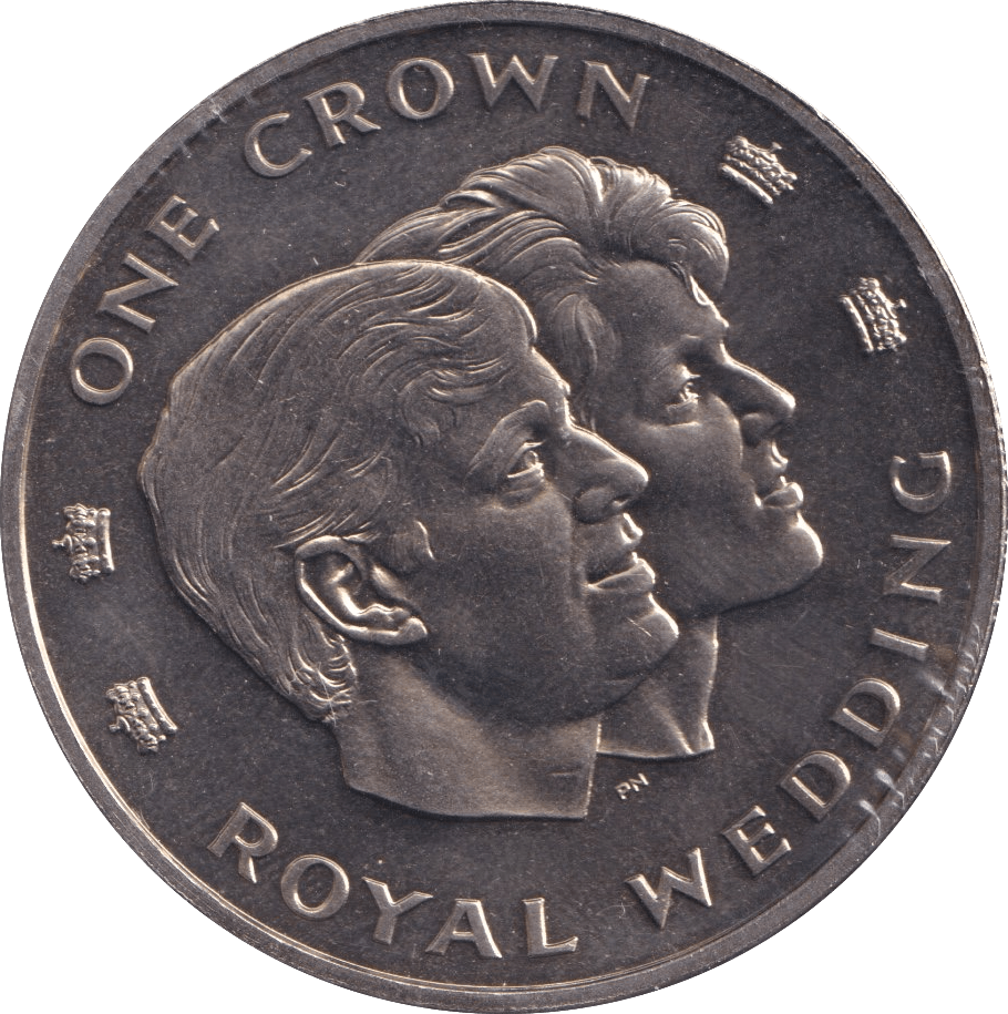 1986 ONE CROWN UK - WORLD COINS - Cambridgeshire Coins