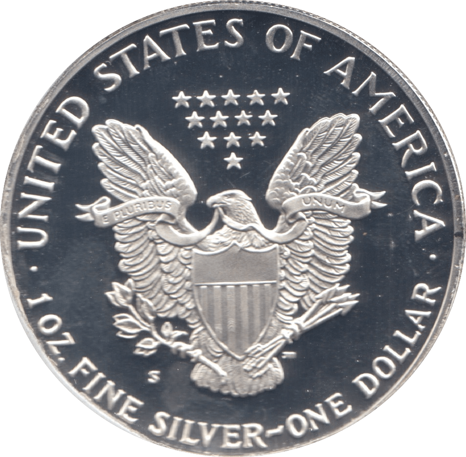 1986 ONE DOLLAR SILVER PROOF USA - SILVER WORLD COINS - Cambridgeshire Coins