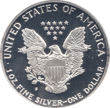 1986 ONE DOLLAR SILVER PROOF USA - SILVER WORLD COINS - Cambridgeshire Coins