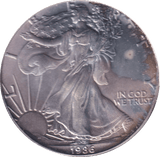1986 SILVER DOLLAR USA - SILVER WORLD COINS - Cambridgeshire Coins