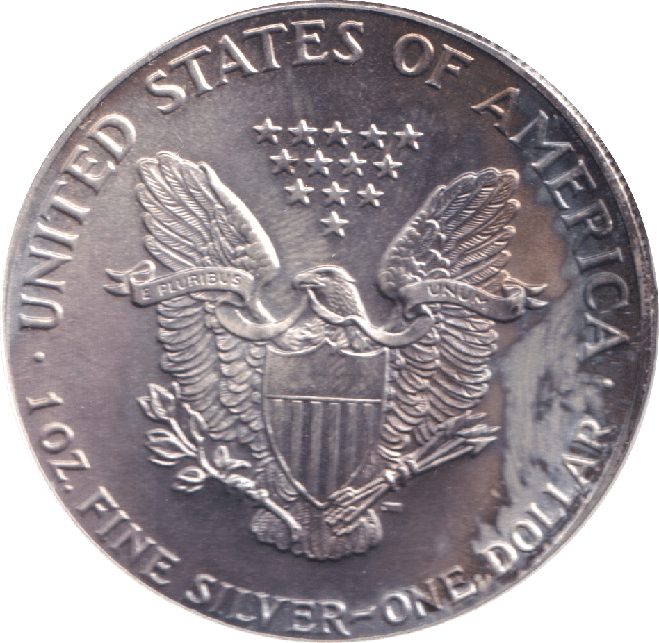 1986 SILVER DOLLAR USA - SILVER WORLD COINS - Cambridgeshire Coins