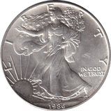 1986 SILVER LIBERTY DOLLAR USA - SILVER WORLD COINS - Cambridgeshire Coins