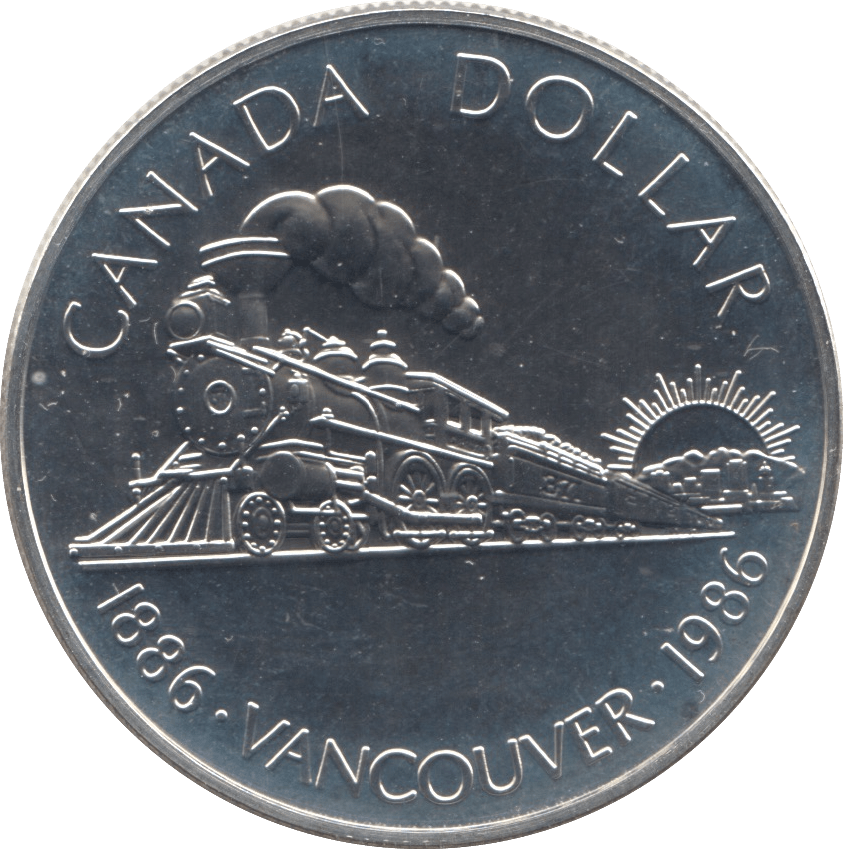1986 SILVER ONE DOLLAR CANADA - WORLD COINS - Cambridgeshire Coins