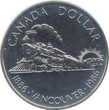 1986 SILVER ONE DOLLAR CANADA - WORLD COINS - Cambridgeshire Coins