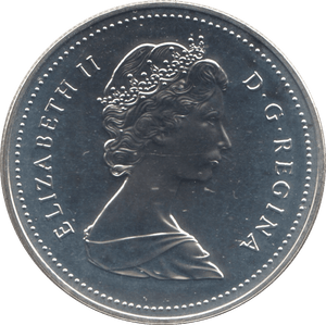 1986 SILVER ONE DOLLAR CANADA - WORLD COINS - Cambridgeshire Coins