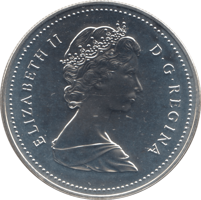 1986 SILVER ONE DOLLAR CANADA - WORLD COINS - Cambridgeshire Coins