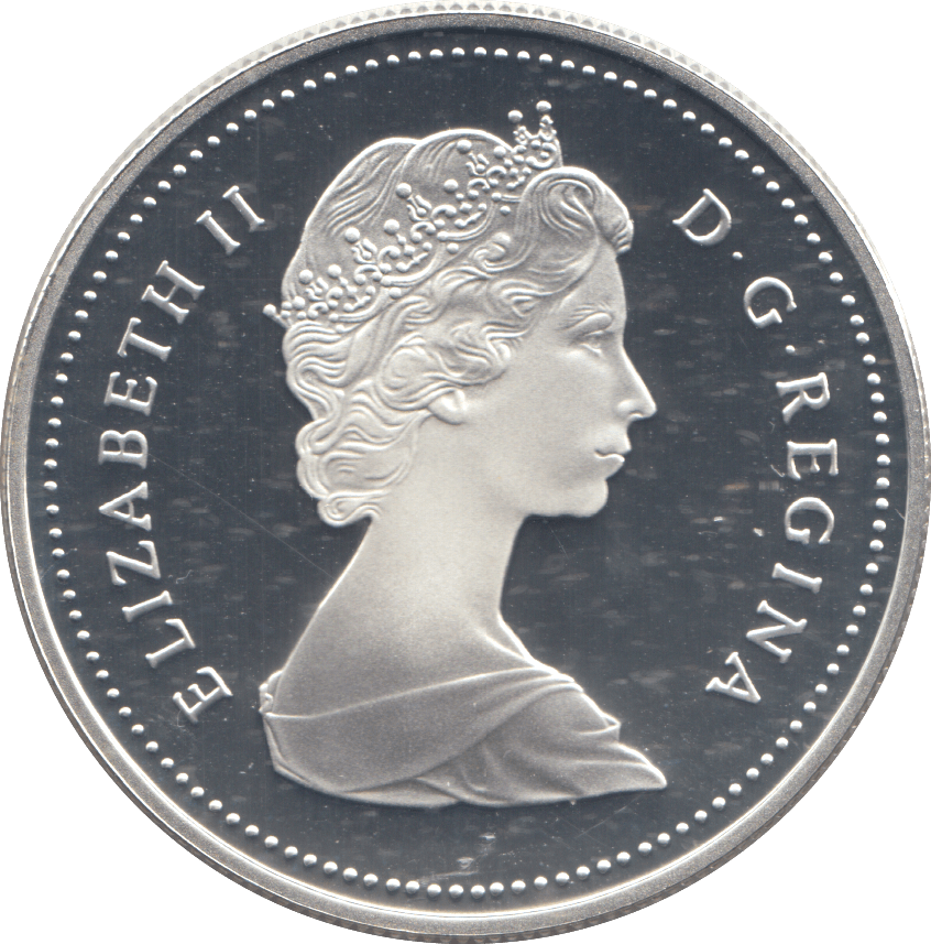 1986 SILVER PROOF CANADIAN COLLAR - SILVER WORLD COINS - Cambridgeshire Coins