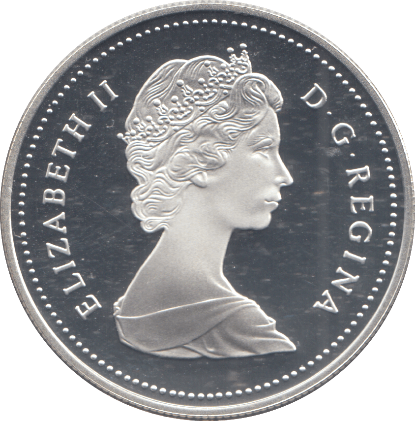1986 SILVER PROOF DOLLAR CANADA - SILVER WORLD COINS - Cambridgeshire Coins