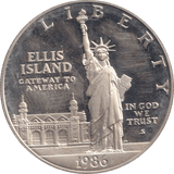 1986 SILVER PROOF ONE DOLLAR USA - SILVER WORLD COINS - Cambridgeshire Coins