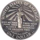 1986 SILVER PROOF ONE DOLLAR USA - SILVER WORLD COINS - Cambridgeshire Coins