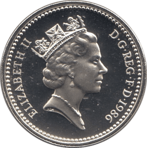 1986 SILVER PROOF ONE POUND £1 IRELAND FLAX - SILVER WORLD COINS - Cambridgeshire Coins