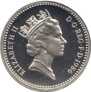 1986 SILVER PROOF ONE POUND £1 IRELAND FLAX - SILVER WORLD COINS - Cambridgeshire Coins
