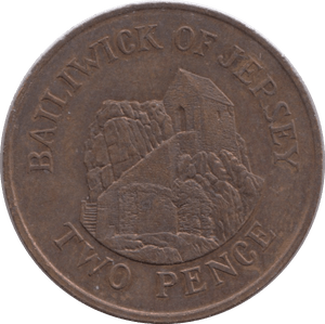 1986 TWO PENCE JERSEY - WORLD COINS - Cambridgeshire Coins