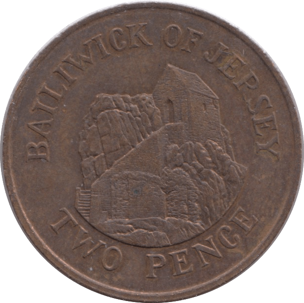 1986 TWO PENCE JERSEY - WORLD COINS - Cambridgeshire Coins