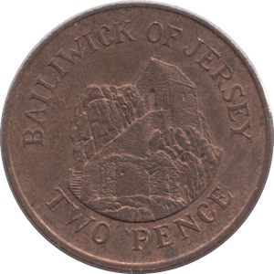 1986 TWO PENCE JERSEY - WORLD COINS - Cambridgeshire Coins