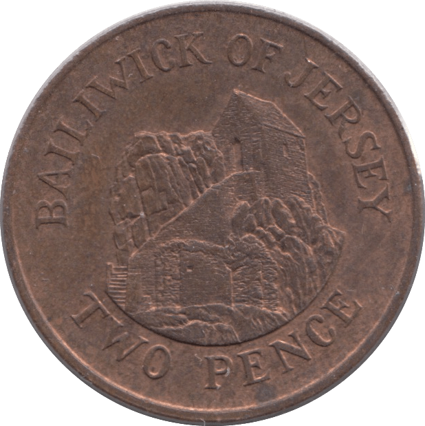 1986 TWO PENCE JERSEY - WORLD COINS - Cambridgeshire Coins