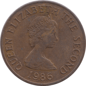 1986 TWO PENCE JERSEY - WORLD COINS - Cambridgeshire Coins