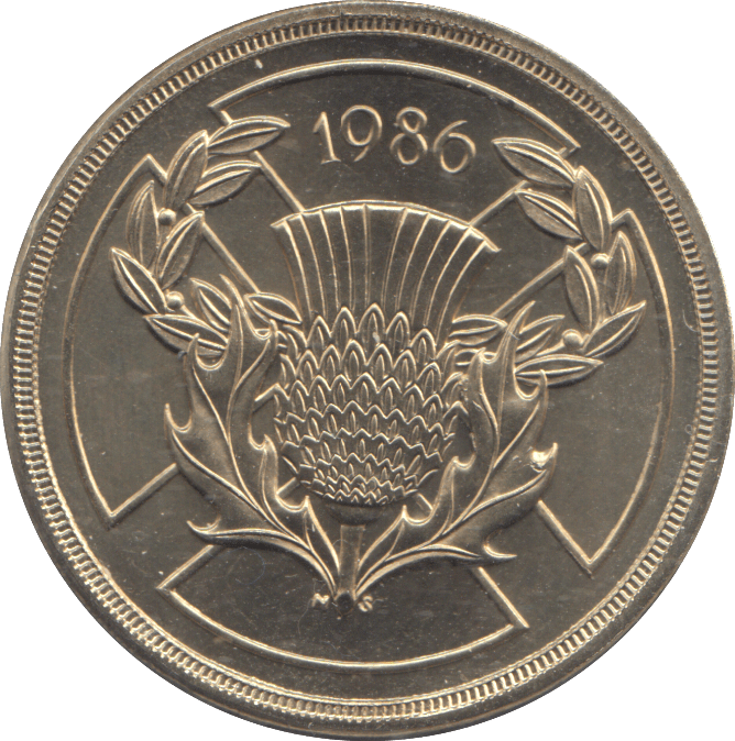 1986 TWO POUNDS SCOTLAND COMMONWEALTH GAMES - £2 BU - Cambridgeshire Coins