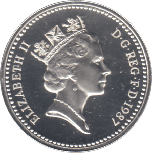 1987 £1 SILVER PROOF - £1 Silver Proof - Cambridgeshire Coins