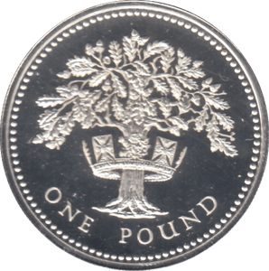 1987 £1 SILVER PROOF - £1 Silver Proof - Cambridgeshire Coins