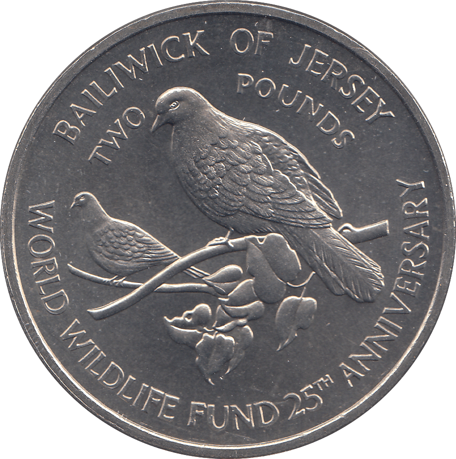 1987 2 POUNDS WORLD WILDLIFE FUND 25TH ANNIVERSARY - WORLD COINS - Cambridgeshire Coins