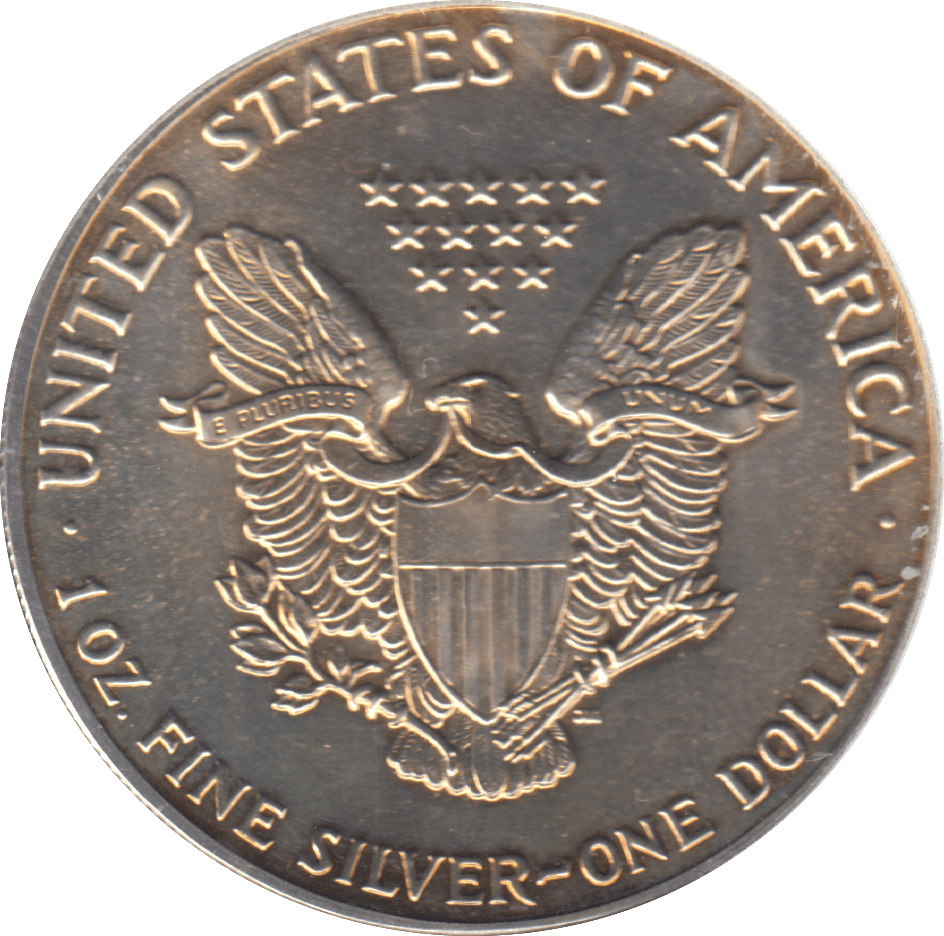 1987 AMERICAN EAGLE SILVER DOLLAR 1 OZ FINE SILVER USA - SILVER WORLD COINS - Cambridgeshire Coins