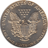 1987 AMERICAN EAGLE SILVER DOLLAR 1 OZ FINE SILVER USA - SILVER WORLD COINS - Cambridgeshire Coins