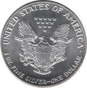 1987 AMERICAN EAGLE SILVER DOLLAR 1 OZ FINE SILVER - WORLD COINS - Cambridgeshire Coins