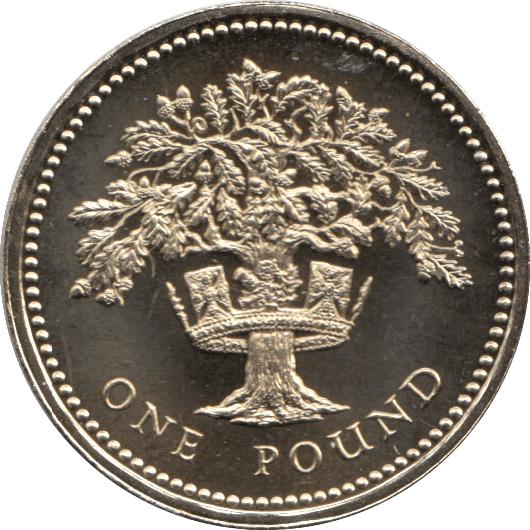 1987 BRILLIANT UNCIRCULATED £1 COIN PRESENTATION PACK ENGLAND - £1 BU PACK - Cambridgeshire Coins
