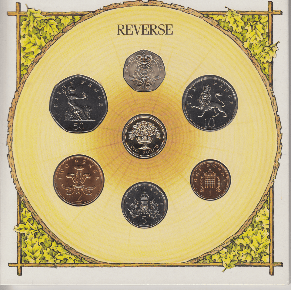 1987 BRILLIANT UNCIRCULATED COIN YEAR SET - Brilliant Uncirculated Year Sets - Cambridgeshire Coins