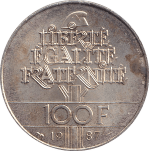 1987 FRANCE 100 FRANC - WORLD COINS - Cambridgeshire Coins