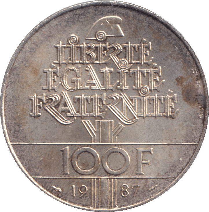 1987 FRANCE 100 FRANC - WORLD COINS - Cambridgeshire Coins
